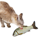 Kapmore Creative Fish Shape Pet Toy Fish Shape Bite Resistant Catnip Cat Toy Pet Chew Toy Pet Interaction Supplies