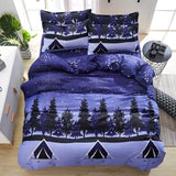 Cartoon Cats Printed 4pcs Girl Boy Kid Bed Cover Set Duvet Cover Adult Child Bed Sheets Pillowcases Comforter Bedding Set 61034