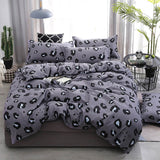Cartoon Cats Printed 4pcs Girl Boy Kid Bed Cover Set Duvet Cover Adult Child Bed Sheets Pillowcases Comforter Bedding Set 61034