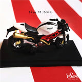 Alloy Locomotive Motorcycle Cake Topper for Baby Shower Birthday Party Baking Decoration Dessert Supplies Anniversary Love Gifts