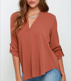 New Fashion shirt women elegant vintage chiffon blouse long sleeve OL shirts casual plus size