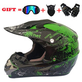 2019 New Flip Up Motorcycle Helmet Children motocross Off Road Helmet ATV Dirt bike Downhill MTB DH racing helmet.
