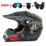 2019 New Flip Up Motorcycle Helmet Children motocross Off Road Helmet ATV Dirt bike Downhill MTB DH racing helmet.