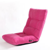Floor Chair Foldable Adjustable Backrest Lazy Sofa Meditation Computer Couch-bed Cotton Hemp For Living Room Dorm Loft Furniture - shopwishi 