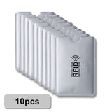 Anti Rfid Card Holder NFC Blocking Reader Lock Id Bank Card Holder Case Protection Metal Credit Card Case Aluminium F051