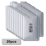 Anti Rfid Card Holder NFC Blocking Reader Lock Id Bank Card Holder Case Protection Metal Credit Card Case Aluminium F051