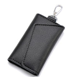 Genuine UNISEX Leather Key Holder & Card Organizer Pouch
