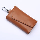 Genuine UNISEX Leather Key Holder & Card Organizer Pouch