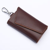 Genuine UNISEX Leather Key Holder & Card Organizer Pouch
