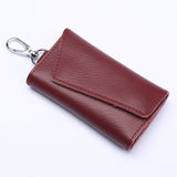 Genuine UNISEX Leather Key Holder & Card Organizer Pouch