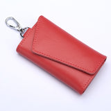 Genuine UNISEX Leather Key Holder & Card Organizer Pouch