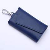 Genuine UNISEX Leather Key Holder & Card Organizer Pouch