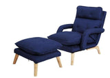 Individual Lazy Sofa Recliner Adjustable Backrest Lounge Chair Removable Washable Fabric Upholstery Floor Couch Sofa Armchair - shopwishi 