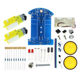 4/2WD Robot Smart Car Chassis Kits with Speed Encoder for Arduino 51 M26 DIY Education Robot Smart Car Kit For Student kids