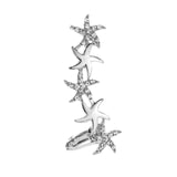 Bohemian NO Piercing Crystal Rhinestone Ear Cuff Wrap Stud Clip Earrings For Women Girl Trendy Earrings Jewelry Bijoux