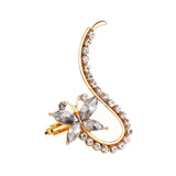 Bohemian NO Piercing Crystal Rhinestone Ear Cuff Wrap Stud Clip Earrings For Women Girl Trendy Earrings Jewelry Bijoux