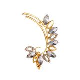 Bohemian NO Piercing Crystal Rhinestone Ear Cuff Wrap Stud Clip Earrings For Women Girl Trendy Earrings Jewelry Bijoux
