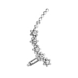Bohemian NO Piercing Crystal Rhinestone Ear Cuff Wrap Stud Clip Earrings For Women Girl Trendy Earrings Jewelry Bijoux