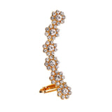 Bohemian NO Piercing Crystal Rhinestone Ear Cuff Wrap Stud Clip Earrings For Women Girl Trendy Earrings Jewelry Bijoux