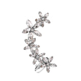Bohemian NO Piercing Crystal Rhinestone Ear Cuff Wrap Stud Clip Earrings For Women Girl Trendy Earrings Jewelry Bijoux