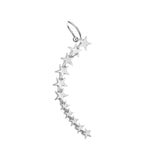 Bohemian NO Piercing Crystal Rhinestone Ear Cuff Wrap Stud Clip Earrings For Women Girl Trendy Earrings Jewelry Bijoux
