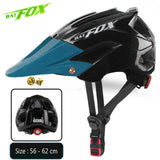 BATFOX bike helmet men women bicycle helmet integrally-molded mtb helmets casco batfox mtb casque velo cycling helmets Size:M/L