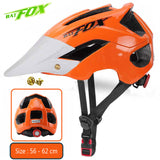 BATFOX bike helmet men women bicycle helmet integrally-molded mtb helmets casco batfox mtb casque velo cycling helmets Size:M/L
