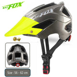 BATFOX bike helmet men women bicycle helmet integrally-molded mtb helmets casco batfox mtb casque velo cycling helmets Size:M/L
