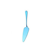 Colorful Stainless Steel Serrated Edge Cake Server Blade Cutter Pie Pizza Shovel Cake Spatula Baking Tool 1piece