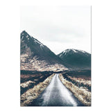 Wall Art Landscape Canvas Poster Nordic Nine Arch Bridge Foggy Forest Print - shopwishi 