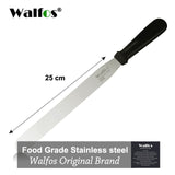 WALFOS Stainless Steel Butter Cake Cream Knife Spatula for Cake Smoother Icing Frosting Spreader Fondant Pastry Cake Decorating