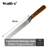 WALFOS Stainless Steel Butter Cake Cream Knife Spatula for Cake Smoother Icing Frosting Spreader Fondant Pastry Cake Decorating