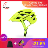 MOON Casco mbt Cycling Bike Sports Safety Helmet OFF-ROAD Mountain Bicycle Helmet Outdoors Riding Helmet casco bicicleta hombre