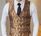 Slim Fit Casual Terno Masculine One Button Tuxedo 3XL-M