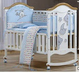 Cradle crib wood Europe type multifunctional white baby bed. Baby beds with mosquito nets