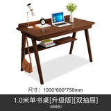Walnut oak wood desk writing table simple desk computer table office table office furniture drafting table bedroom tables