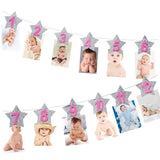WEIGAO 1pcs 1 2 3 Birthday Caps Flower Crown 1st Birthday Hat Newborn Baby Birthday Headband 1 Year Birthday Party Decorations