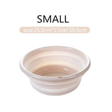 Portable Folding Bucket Camping Washbasin Folding Basin Silicone Washbasin Collapsible Fishing Car Wash Bucket Cleaning Supplies