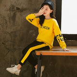 Girls Clothes Autumn Spring Long Sleeve Shirts + Pants Suits Kids Clothes Teen Children Clothing Sets 5 6 7 8 9 10 12 Years