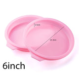 Silicone Layered Cake Mold Round Shape Rectangular Silicone Bread Pan Toast Bread Mold Cake Tray Mould Non-stick Baking Tools