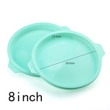 Silicone Layered Cake Mold Round Shape Rectangular Silicone Bread Pan Toast Bread Mold Cake Tray Mould Non-stick Baking Tools