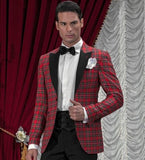 High Quality One Button White Paisley Groom Tuxedos Shawl Lapel Groomsmen Mens Suits Blazers (Jacket+Pants+Tie) W:715