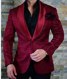 High Quality One Button White Paisley Groom Tuxedos Shawl Lapel Groomsmen Mens Suits Blazers (Jacket+Pants+Tie) W:715