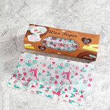 50Pcs/Lot Wax Paper Food Grade Grease Paper Food Wrappers Wrapping Paper For Bread Sandwich Burger Fries Oilpaper Baking Tools
