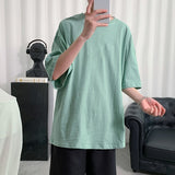 Men's Plain Oversized Casual T Shirt