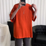 YASUGUOJI Plain Oversized T-Shirt for Men