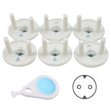 10pcs 2 Hole Plastic Baby Safety Cover for Electric Sockets