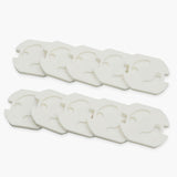 10pcs 2 Hole Plastic Baby Safety Cover for Electric Sockets
