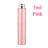 5-20ML metal aluminum Portable Refillable Perfume Bottle Cosmetic Container Empty Spray Atomizer Travel Sub-Bottle liner glass