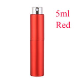 5-20ML metal aluminum Portable Refillable Perfume Bottle Cosmetic Container Empty Spray Atomizer Travel Sub-Bottle liner glass
